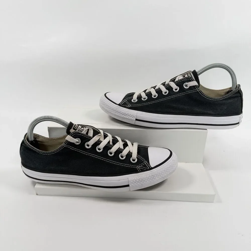 Converse Chuck Taylor All Star Low Top Ox Black M9166 Size Mens 7.5 Womens 9.5 - Picture 3 of 10